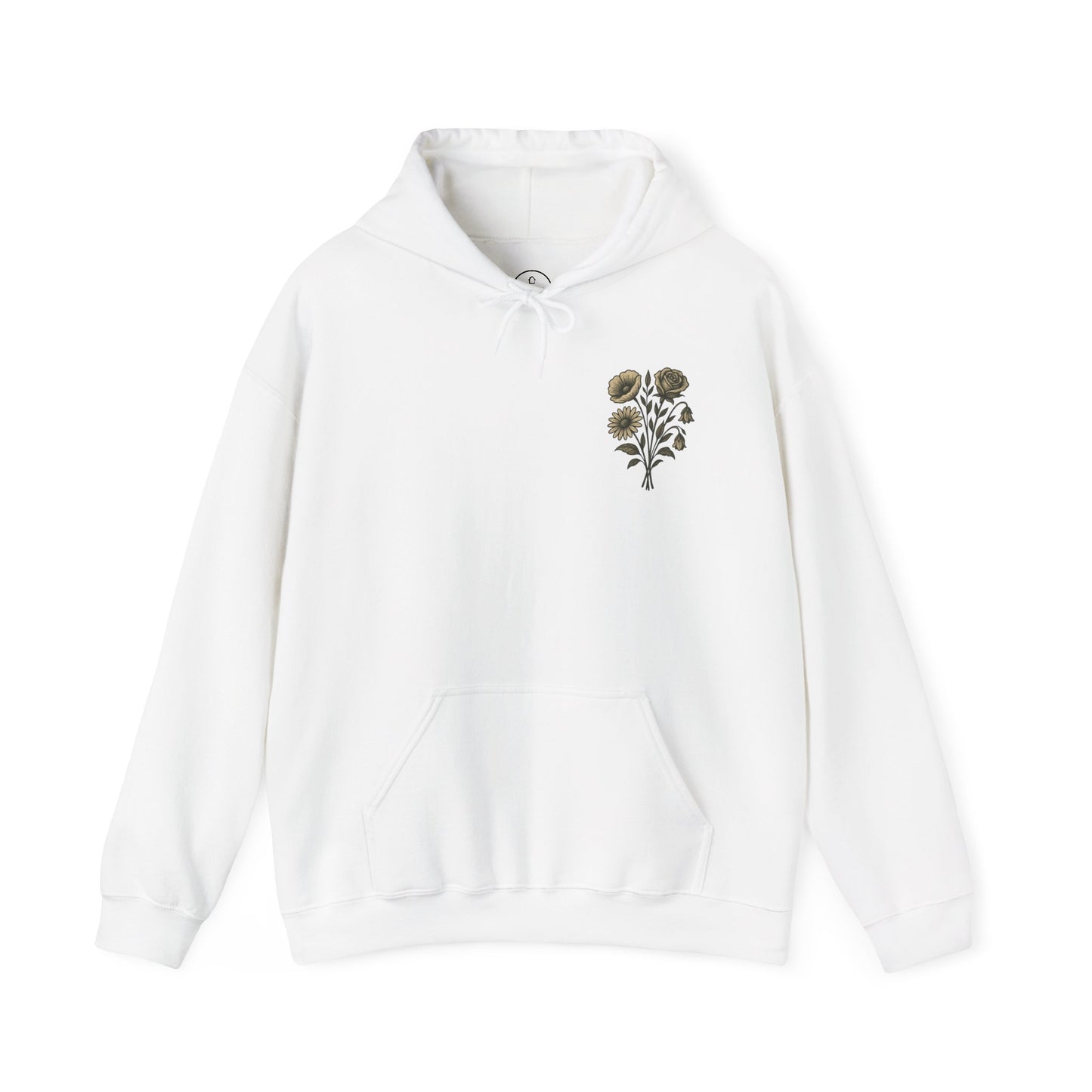 Hus41 Unisex Sweatshirt Hoodie - Flowers are my therapy
