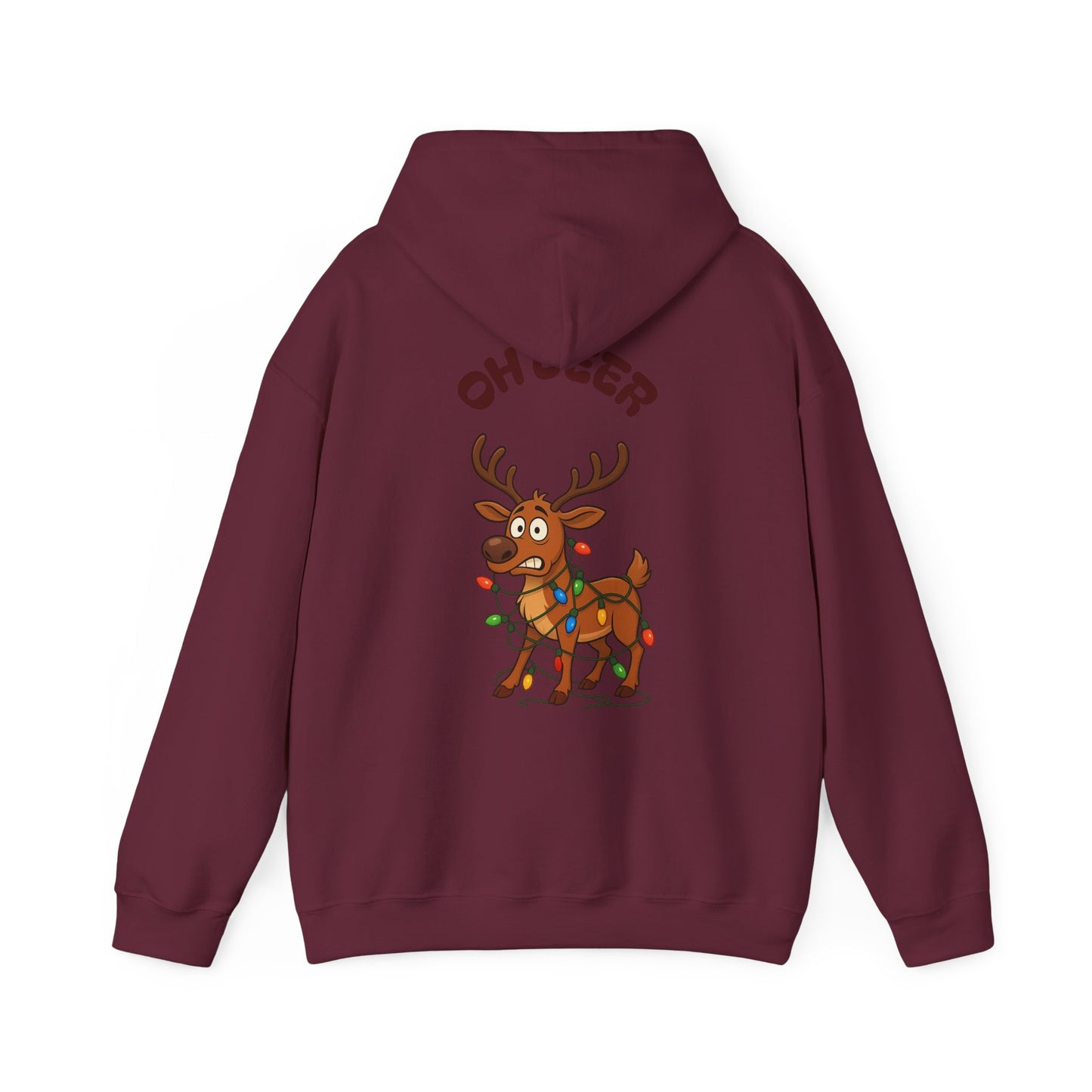 Hus41 Unisex Sweatshirt Hoodie - OH DEER Jultröja