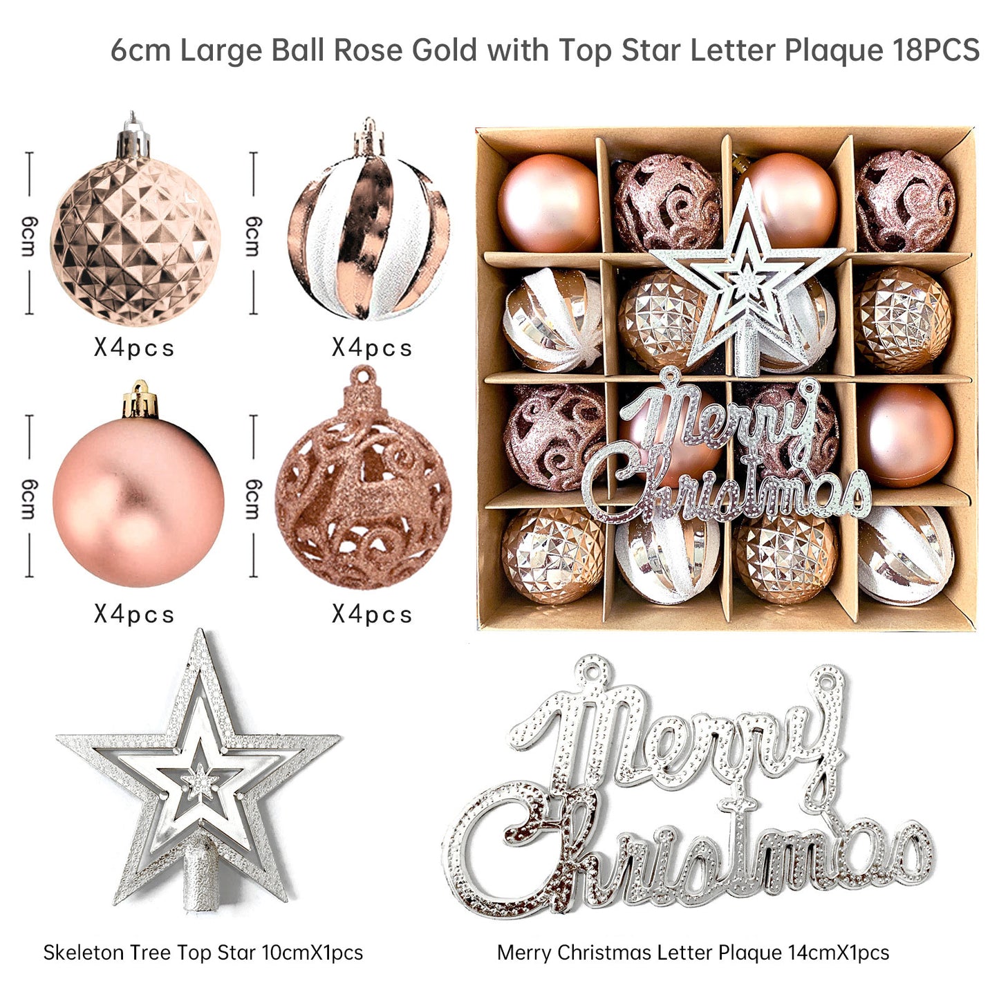 Christmas balls 40pcs