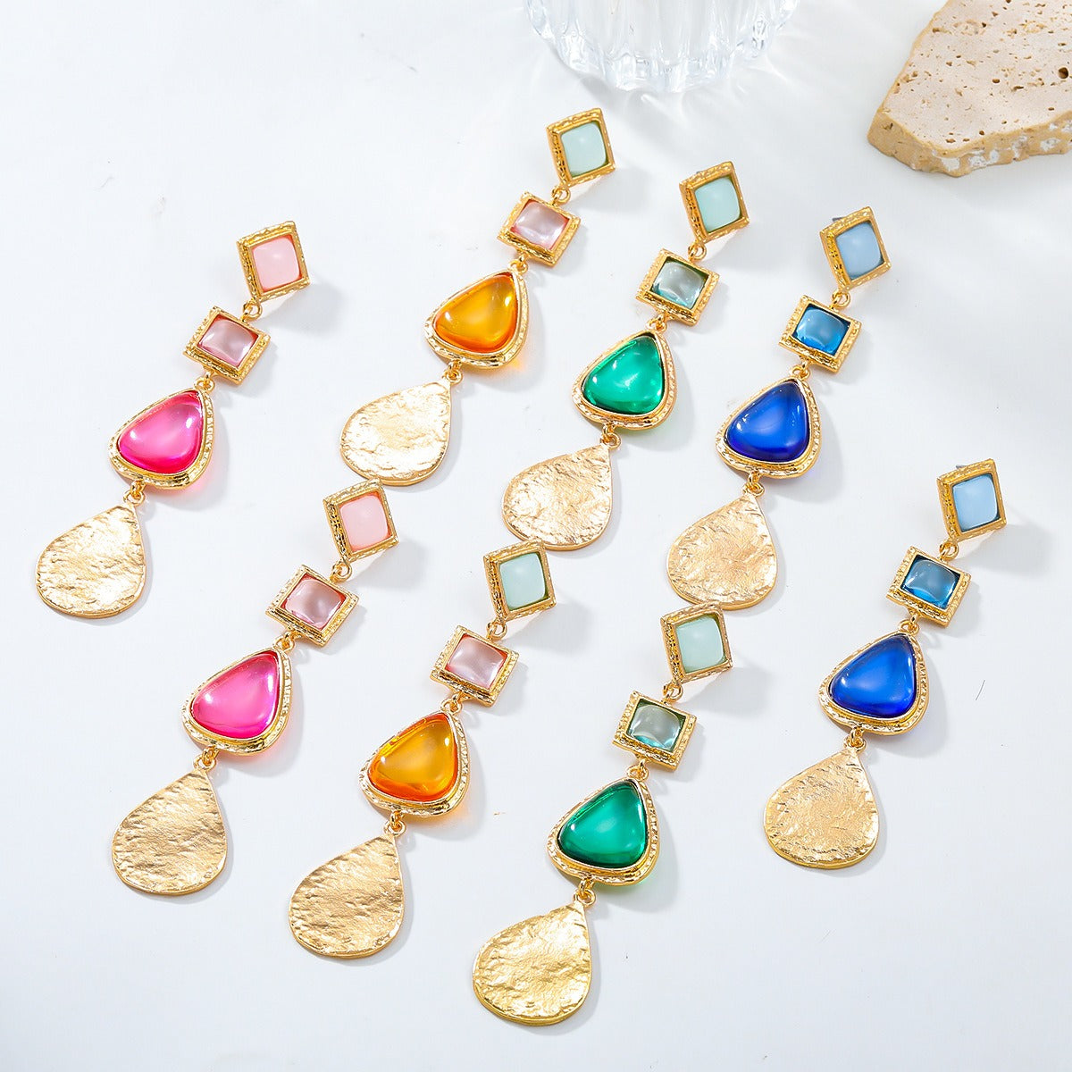 Water drop earrings