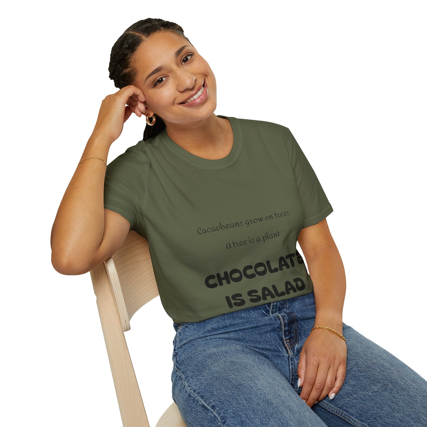 Hus41 T-Shirt - Chocolate is salad