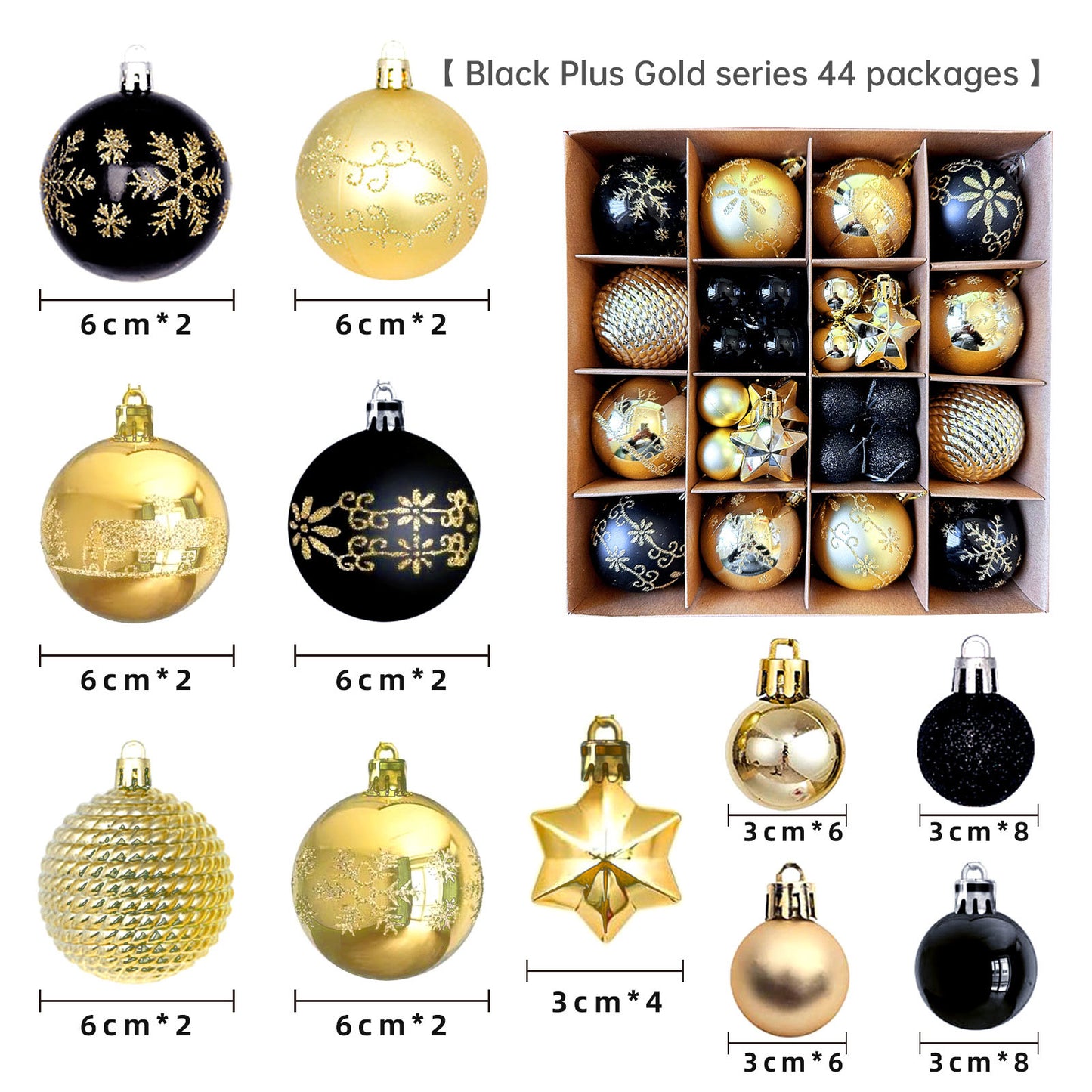 Christmas balls 40pcs