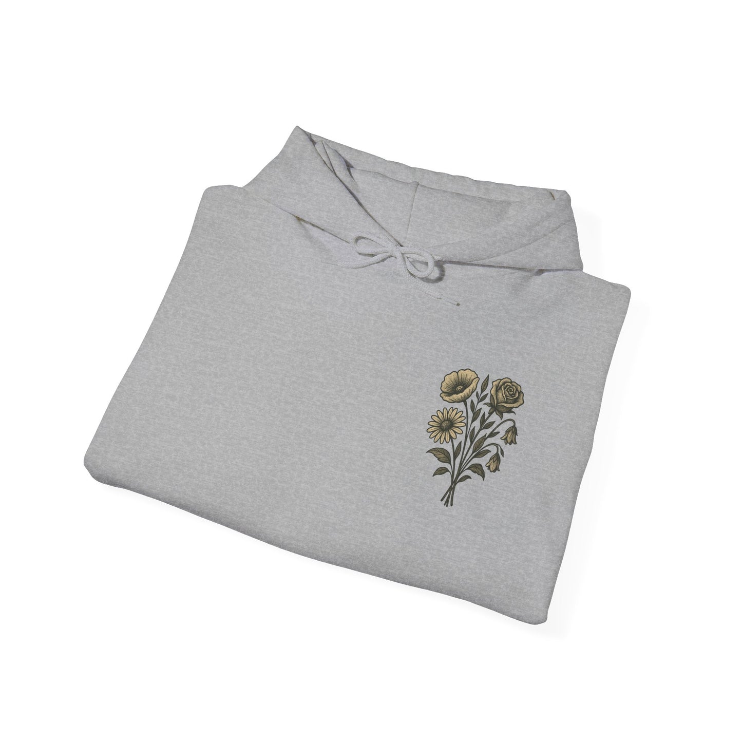 Hus41 Unisex Sweatshirt Hoodie - Flowers are my therapy