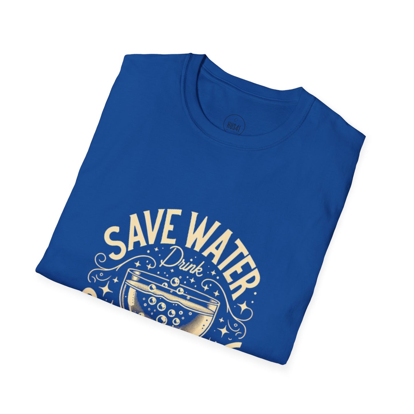 Hus42 T-shirt - Champagne Lover