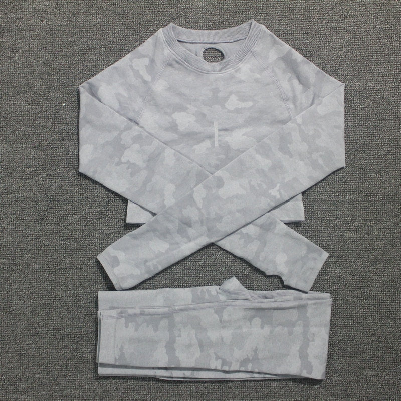 SET Camouflage Träningskläder