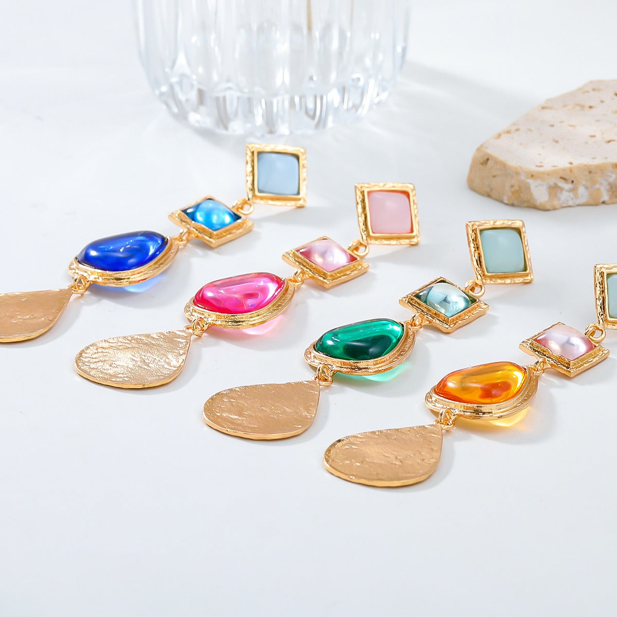 Water drop earrings