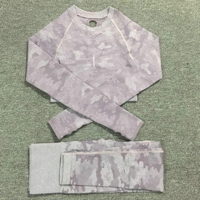 SET Camouflage Träningskläder