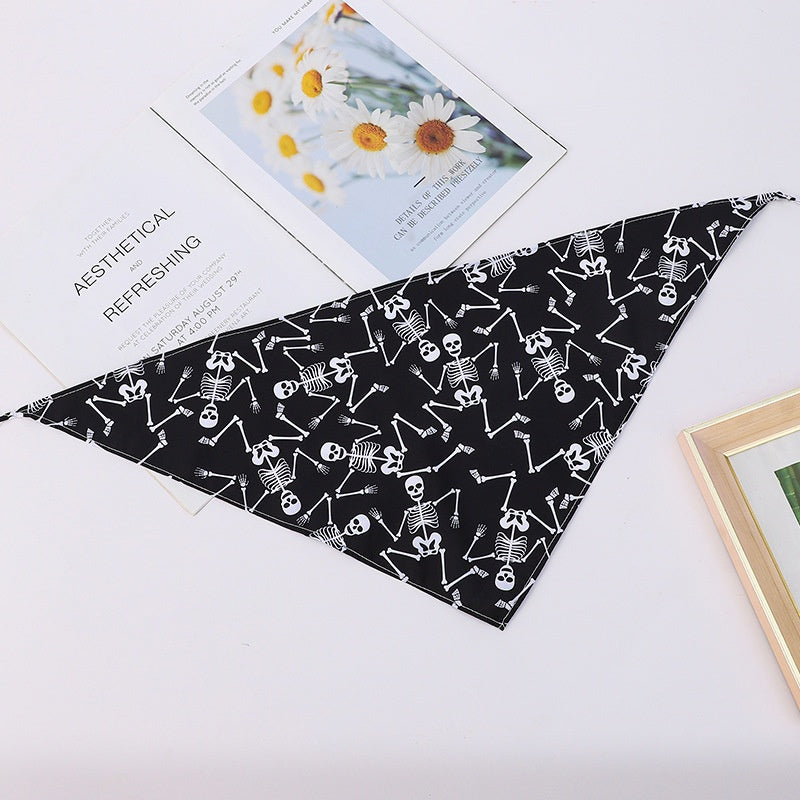 Pet Bandana för hund eller katt halloween