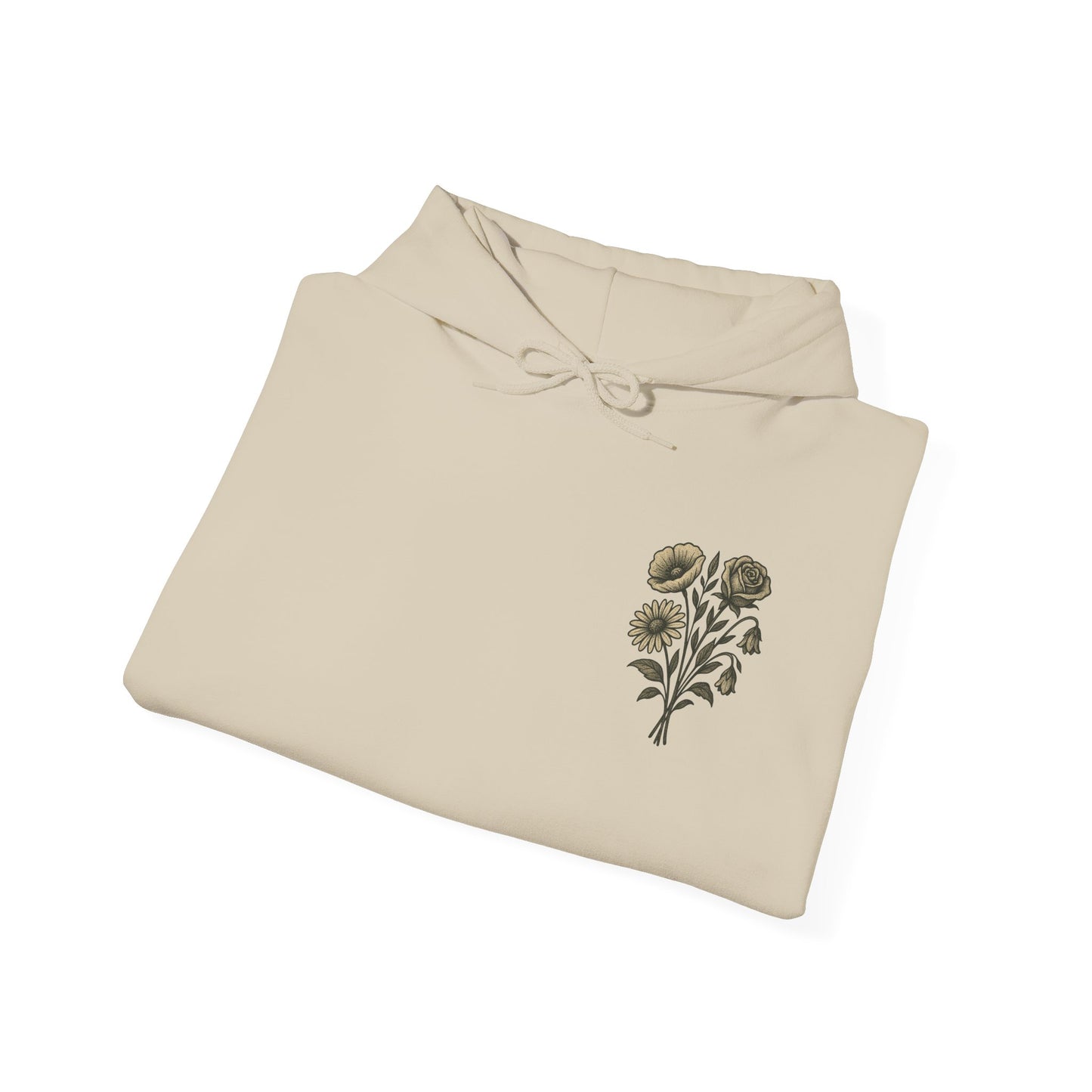 Hus41 Unisex Sweatshirt Hoodie - Flowers are my therapy