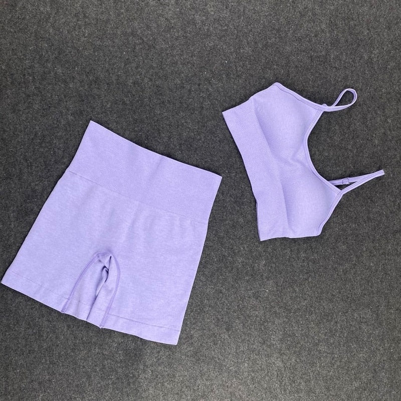 Seamless Yoga Set Träningsset