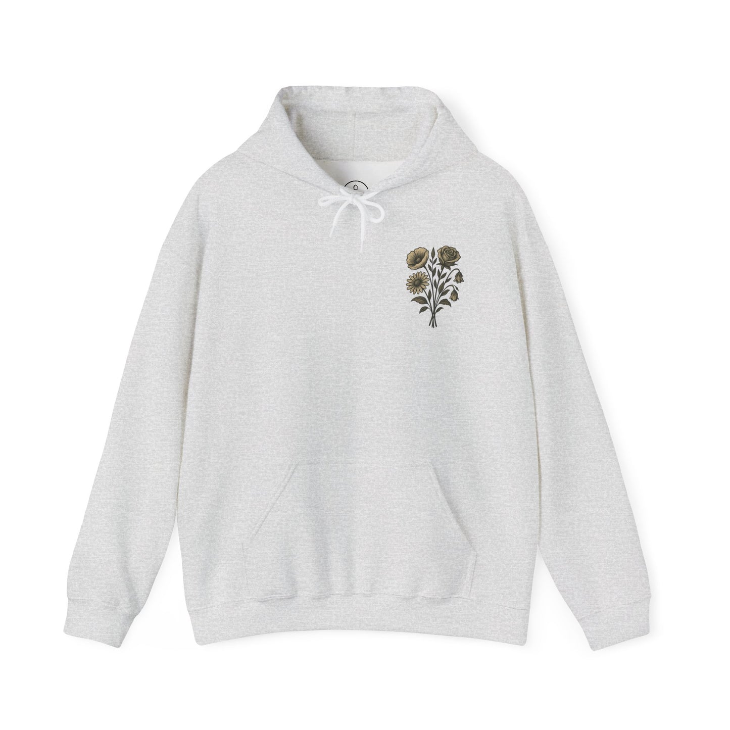 Hus41 Unisex Sweatshirt Hoodie - Flowers are my therapy