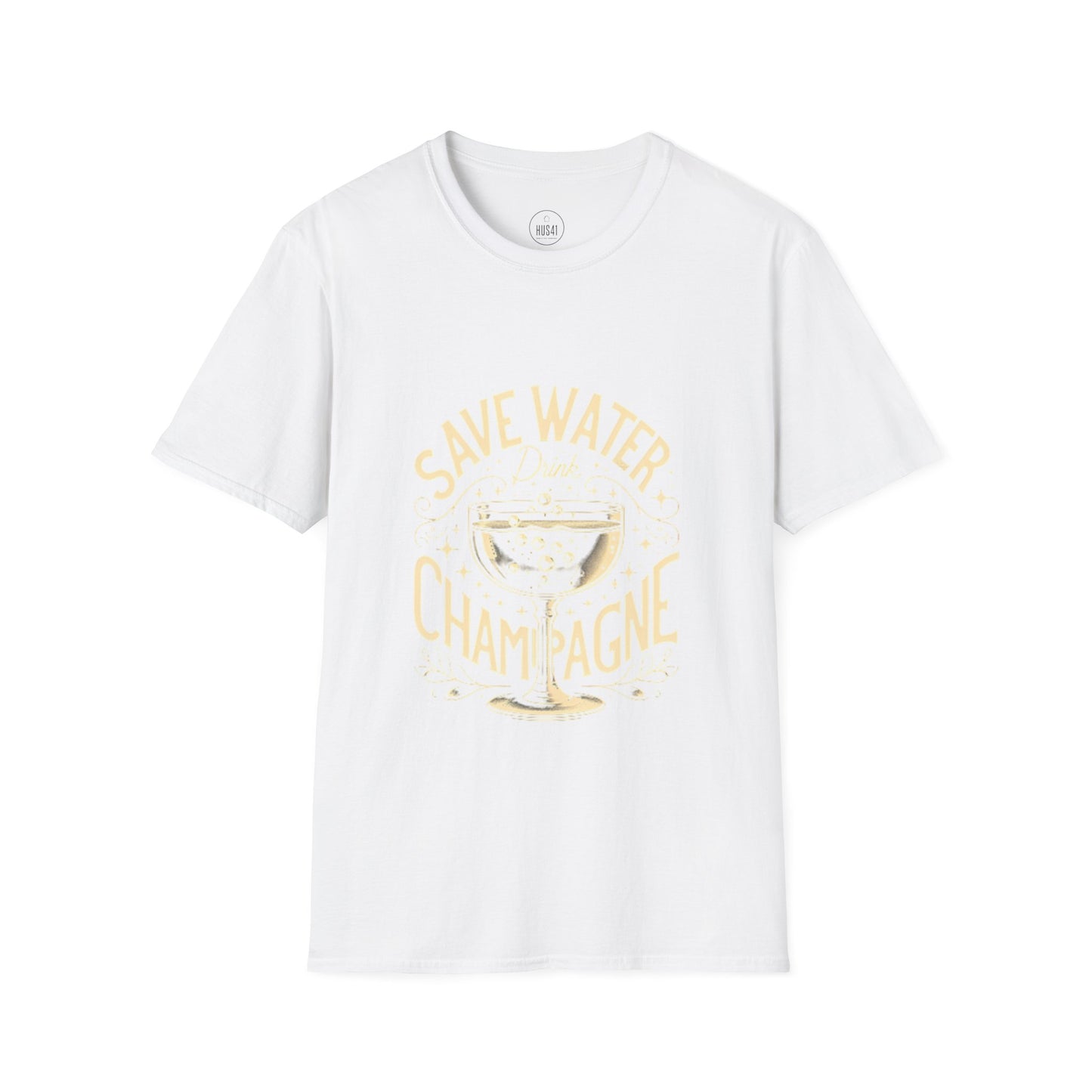 Hus42 T-shirt - Champagne Lover