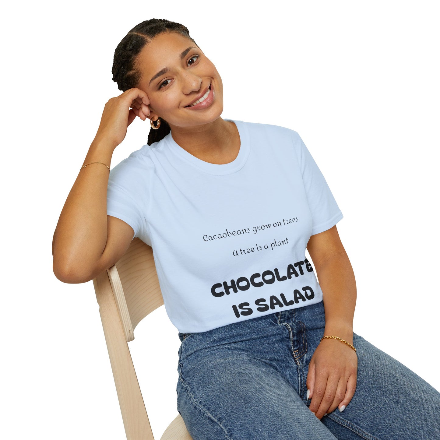 Hus41 T-Shirt - Chocolate is salad