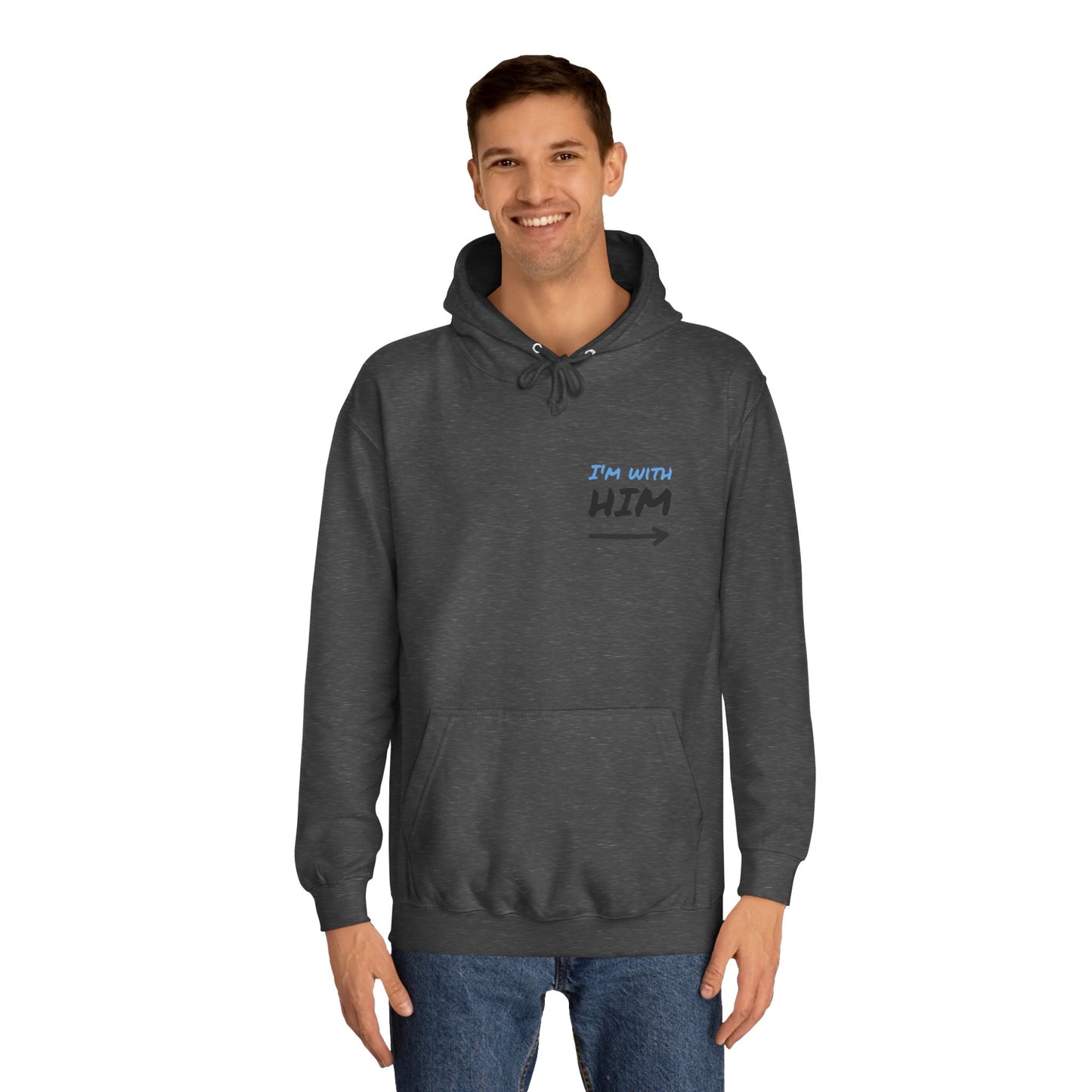 Hus41 College Hoodie - Love you with all my butt