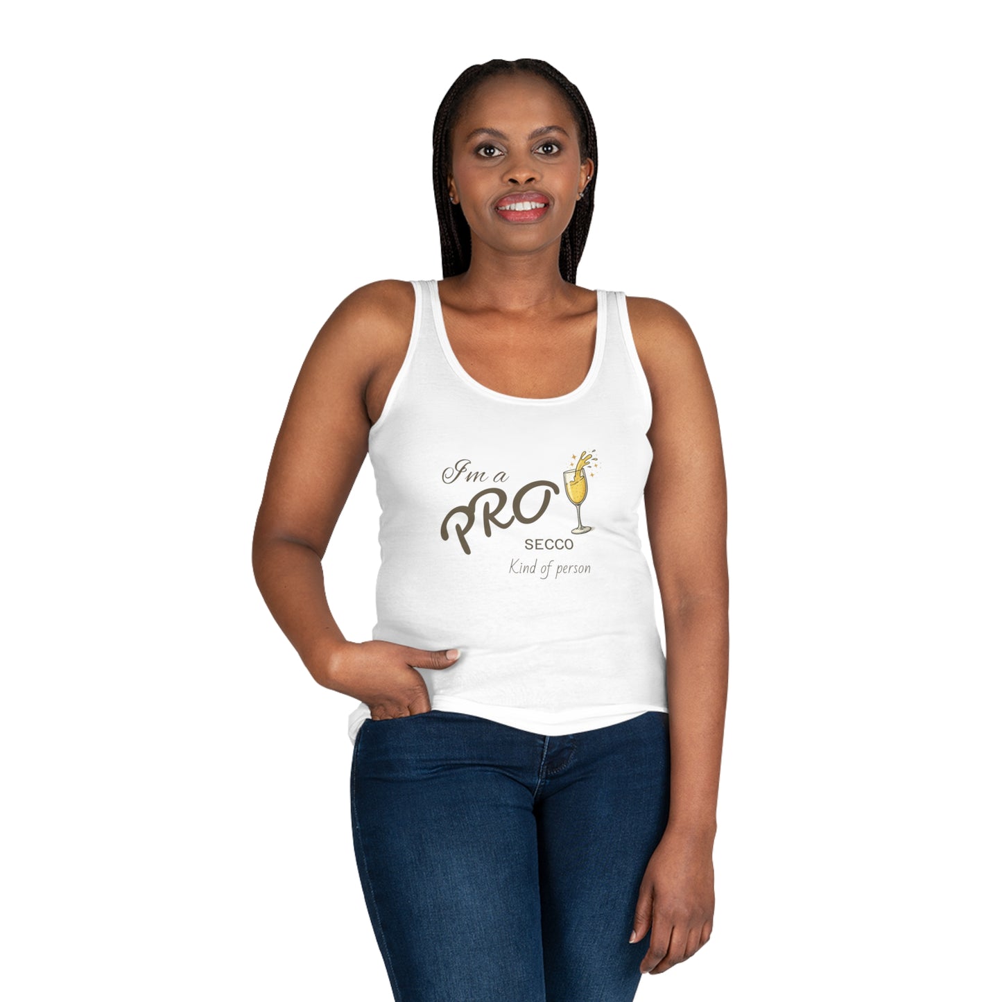 Hus41 Linne, Tank Top - PROsecco kind of person