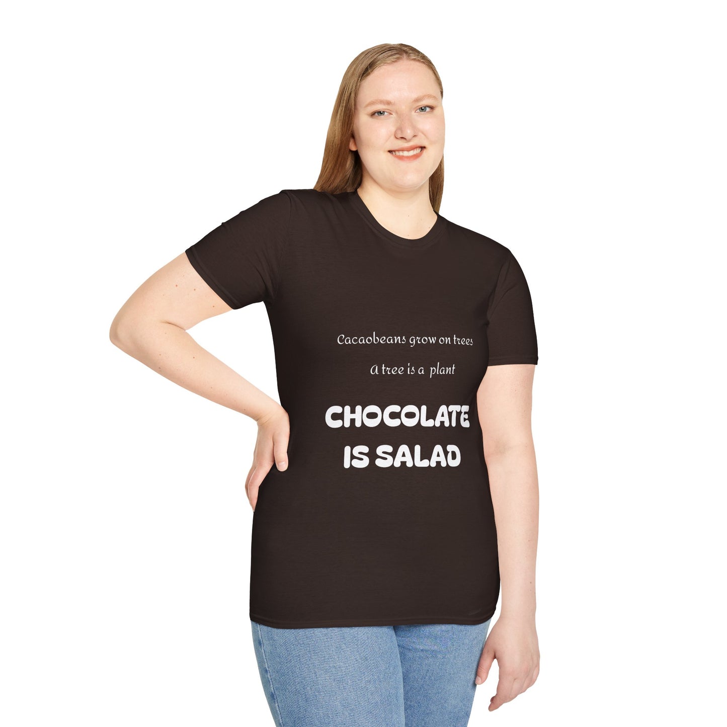 Hus41 T-Shirt - Chocolate is salad