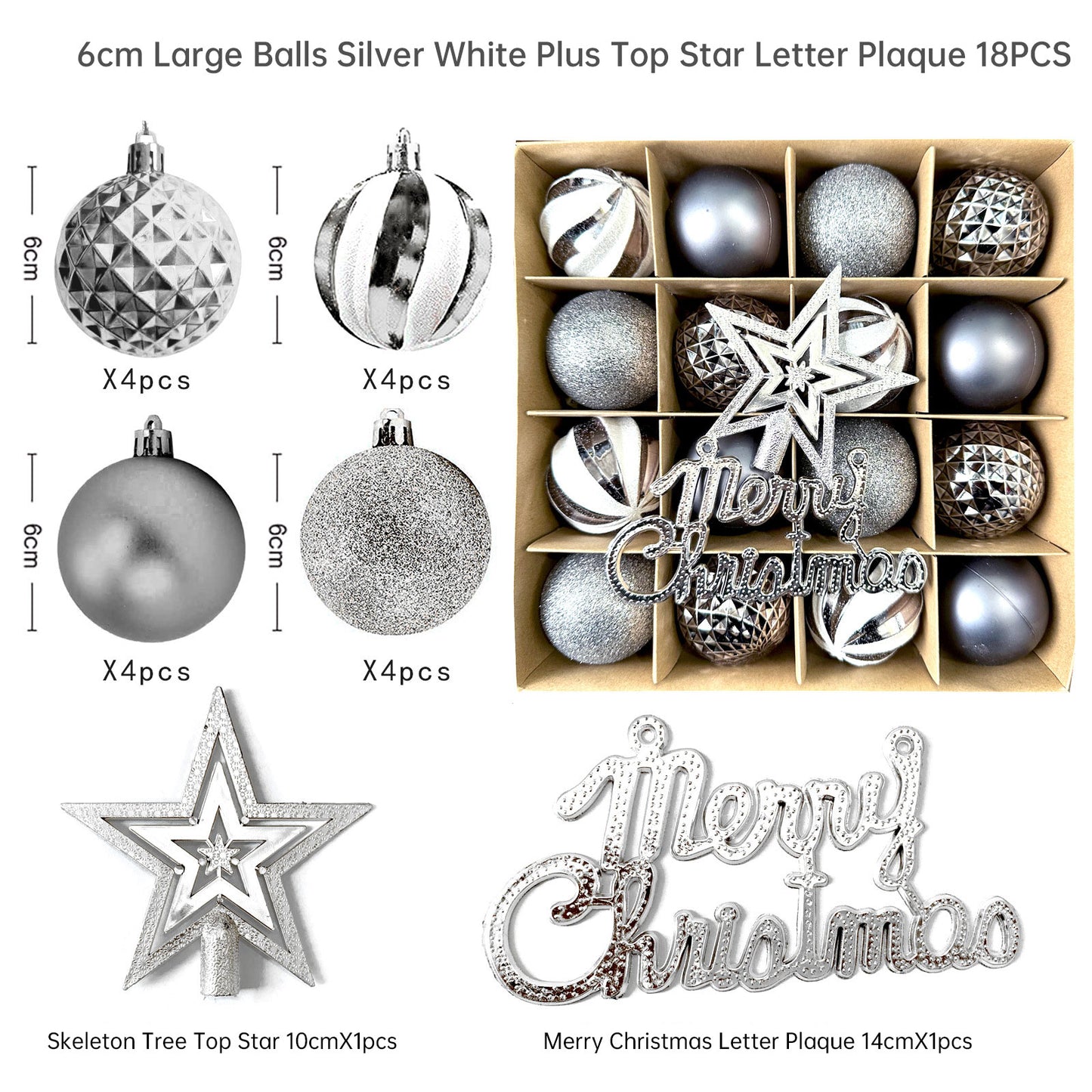 Christmas balls 40pcs