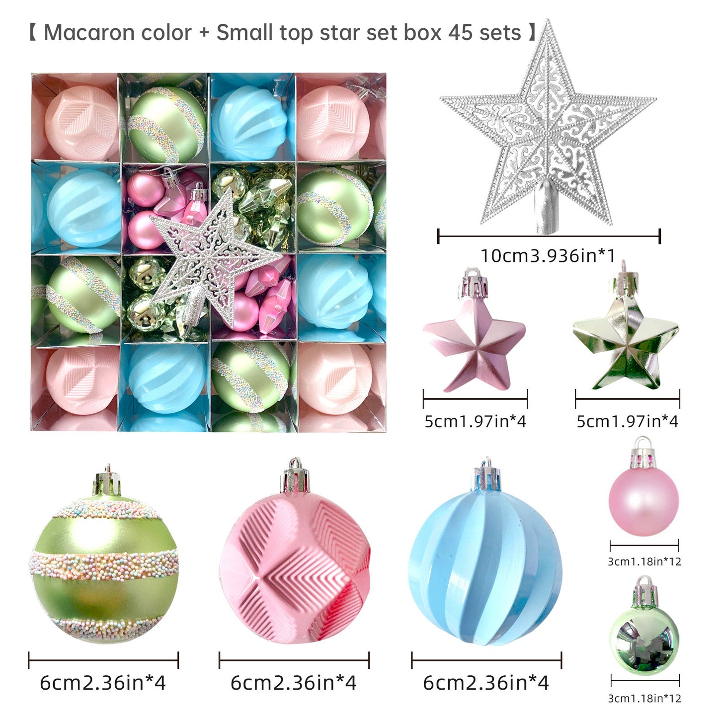 Christmas balls 40pcs