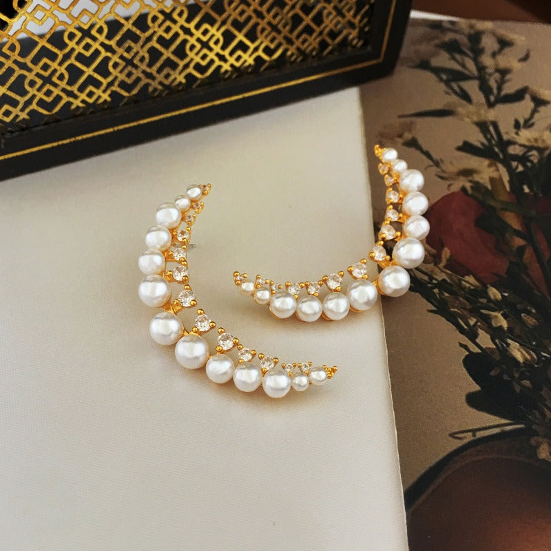 Zircon earrings