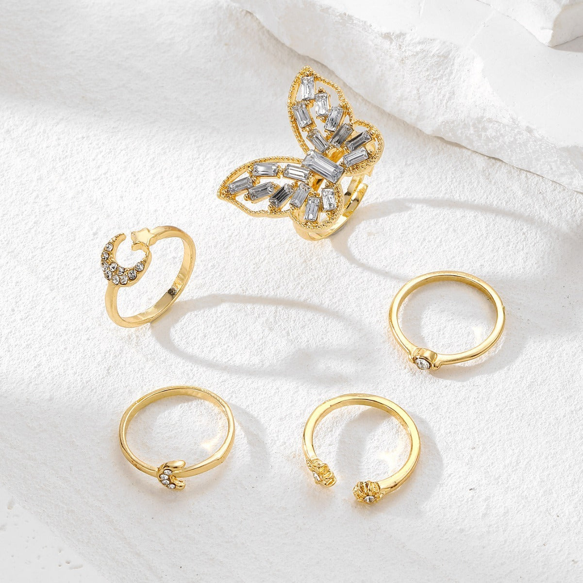 Ringar set fjäril