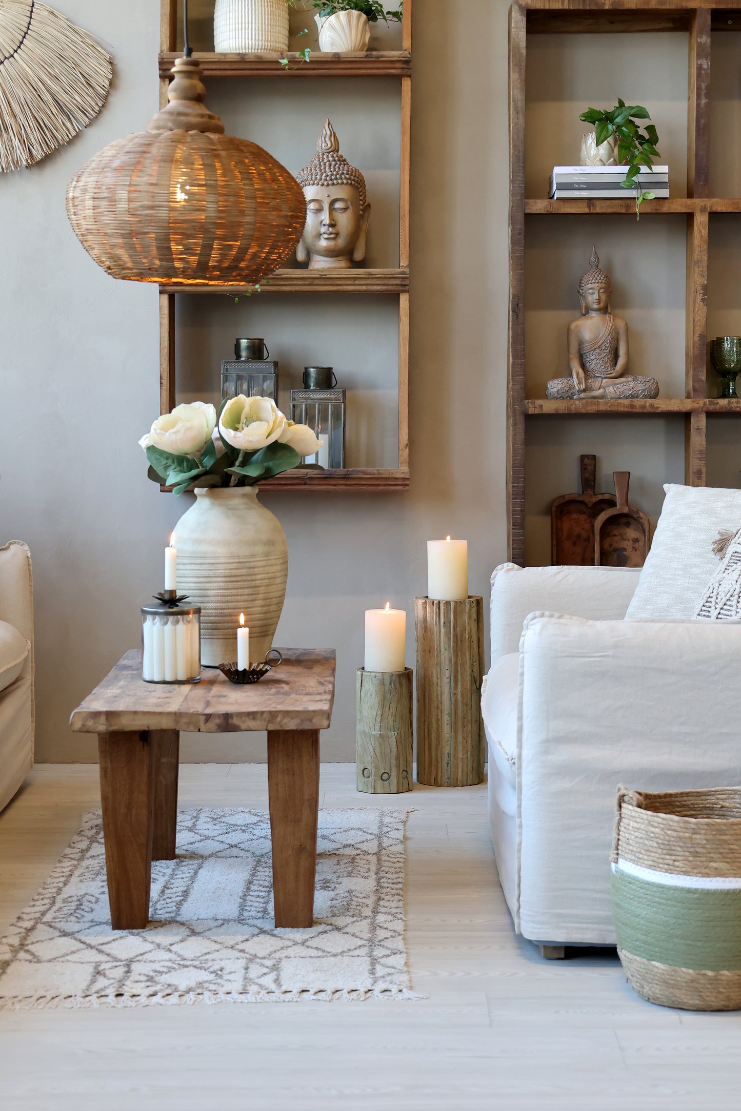 Side table Recycled wood