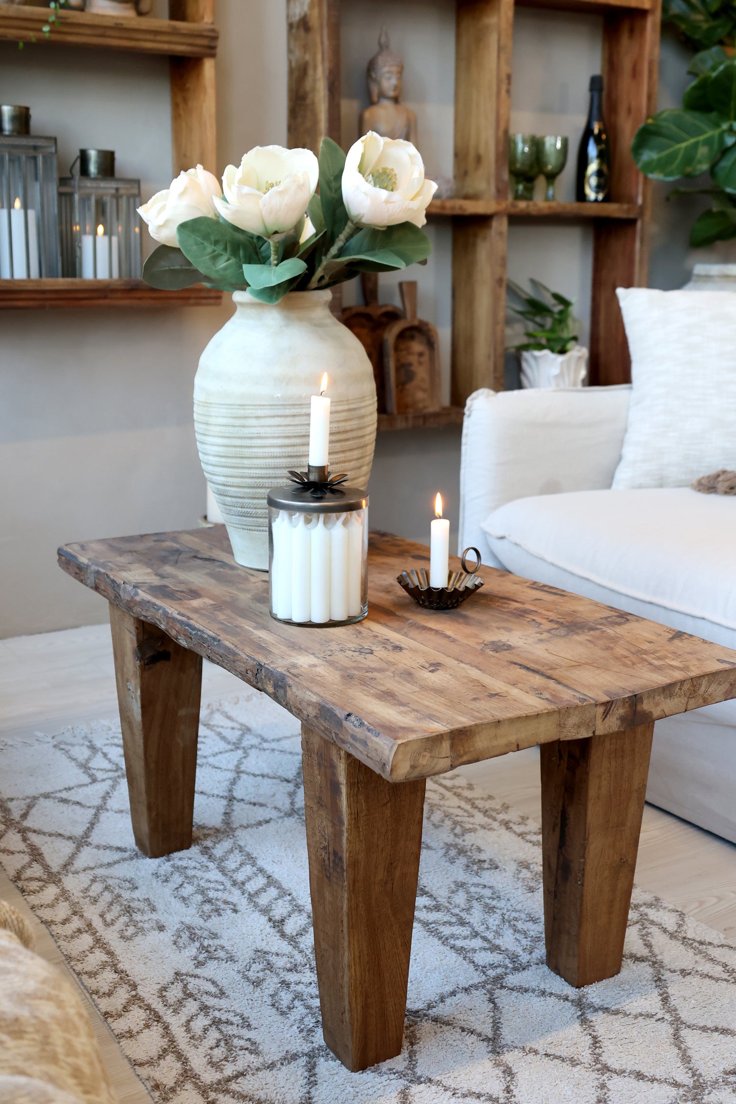 Side table Recycled wood