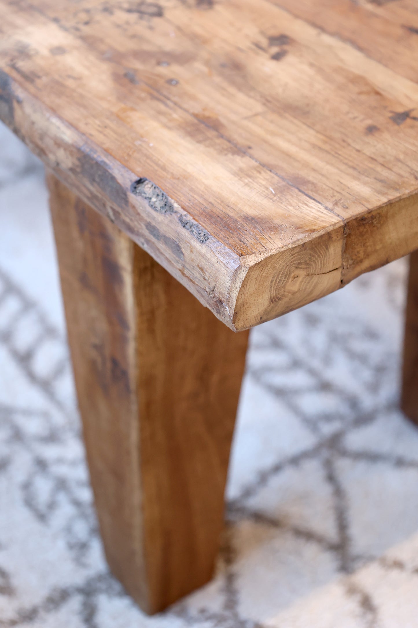 Side table Recycled wood