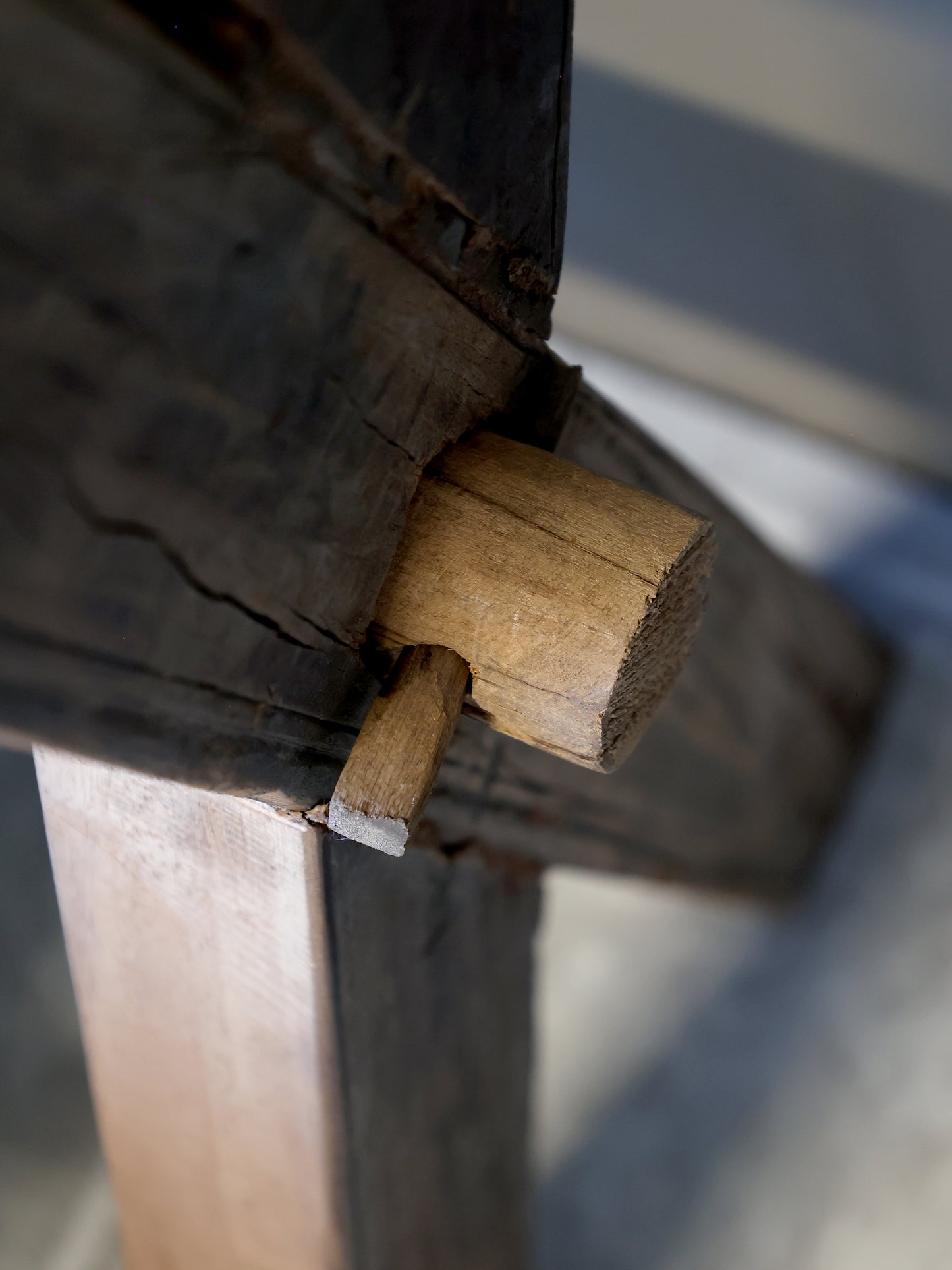 Side table Recycled wood
