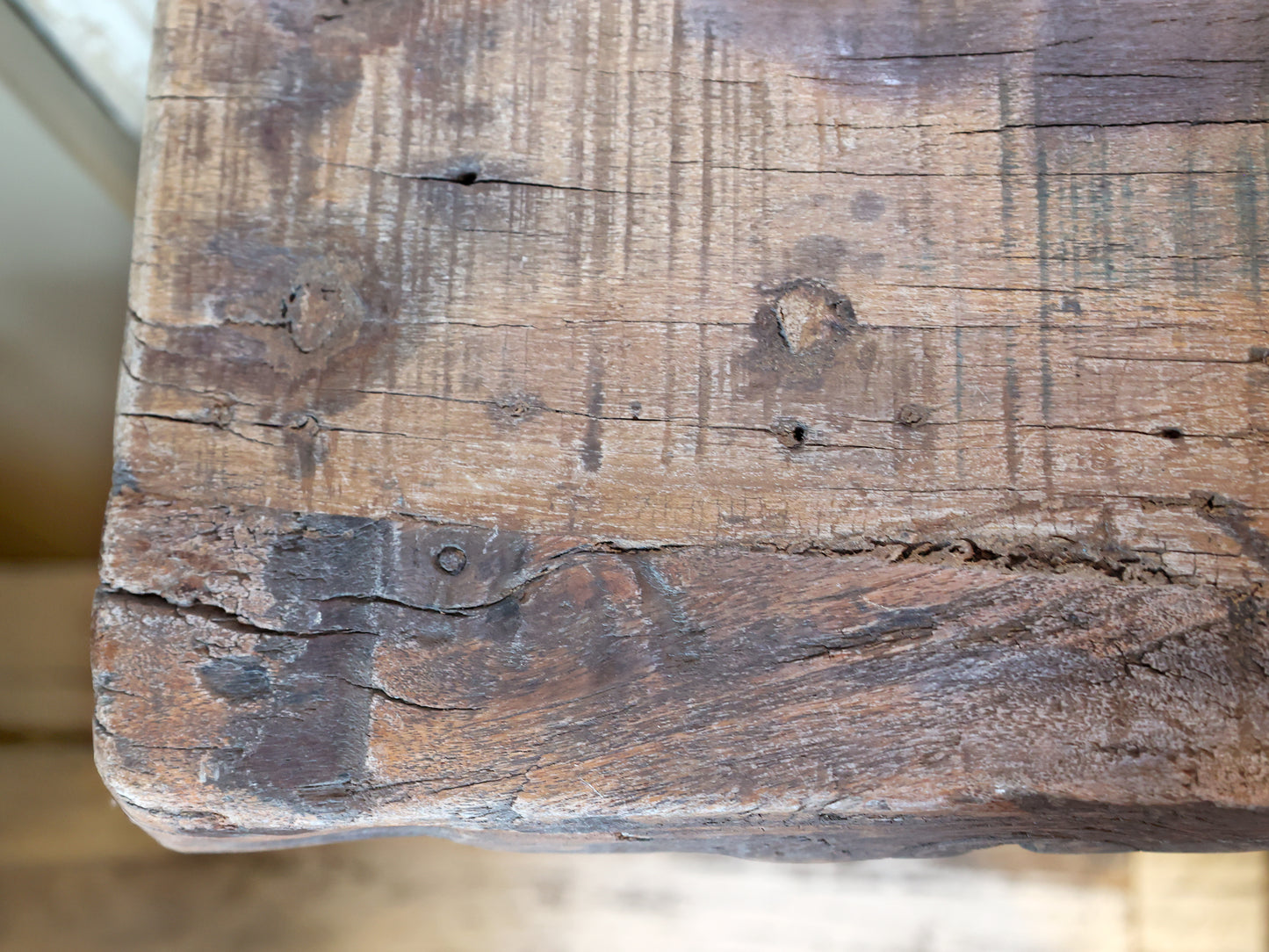 Side table Recycled wood