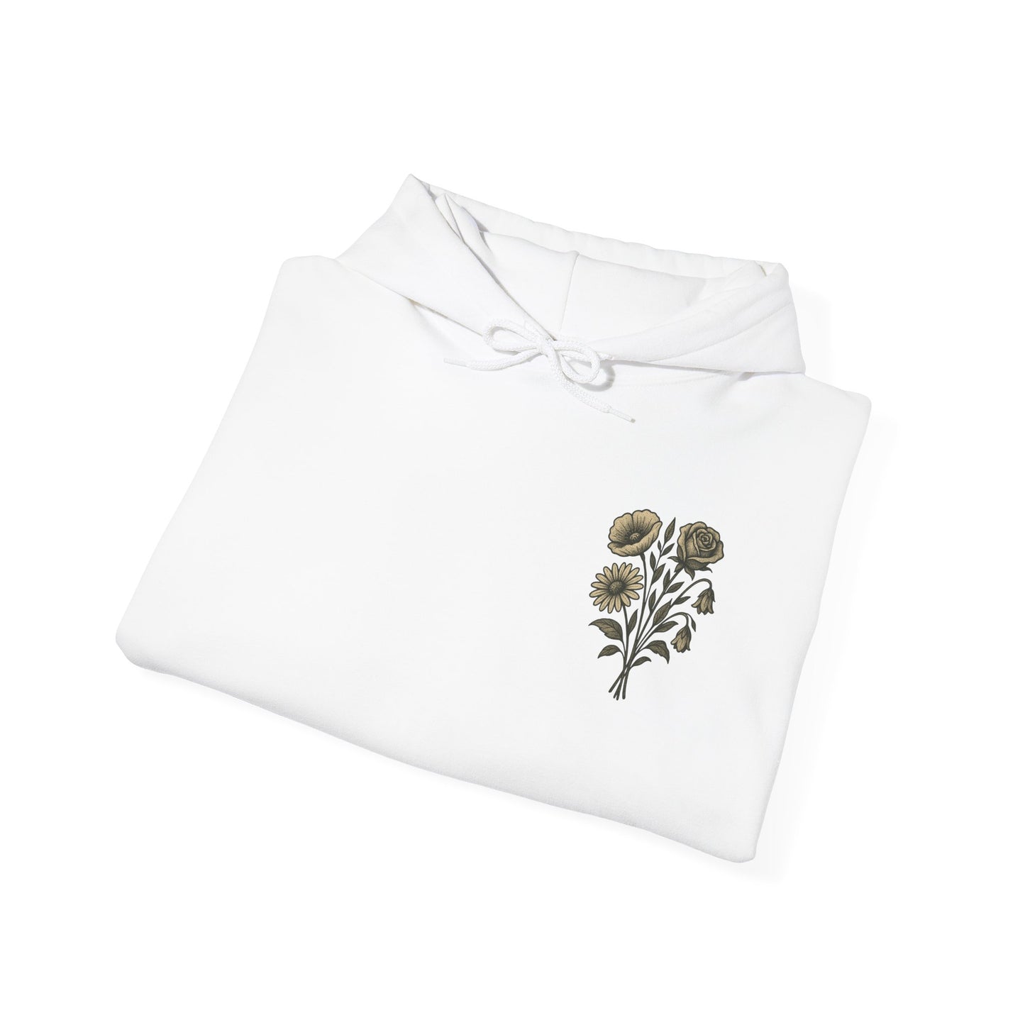 Hus41 Unisex Sweatshirt Hoodie - Flowers are my therapy