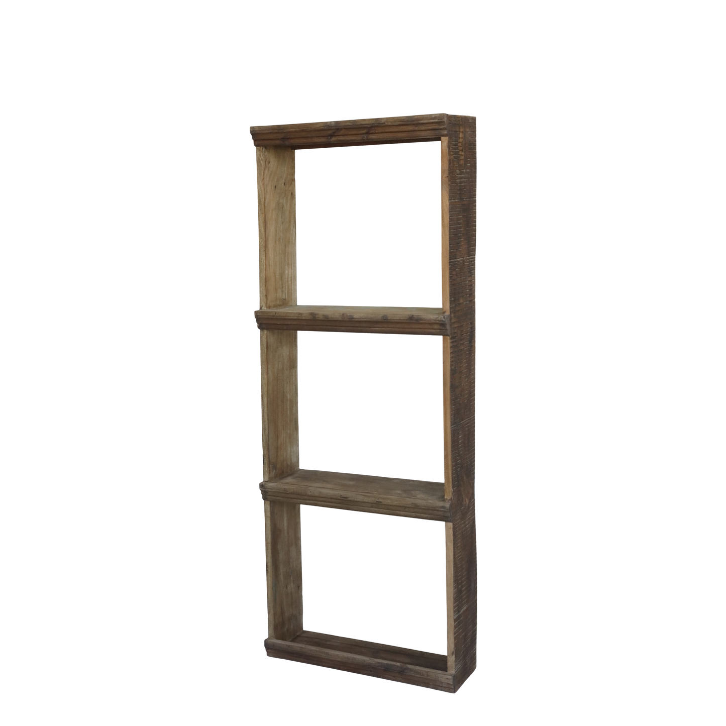 Wall shelf recycled wood