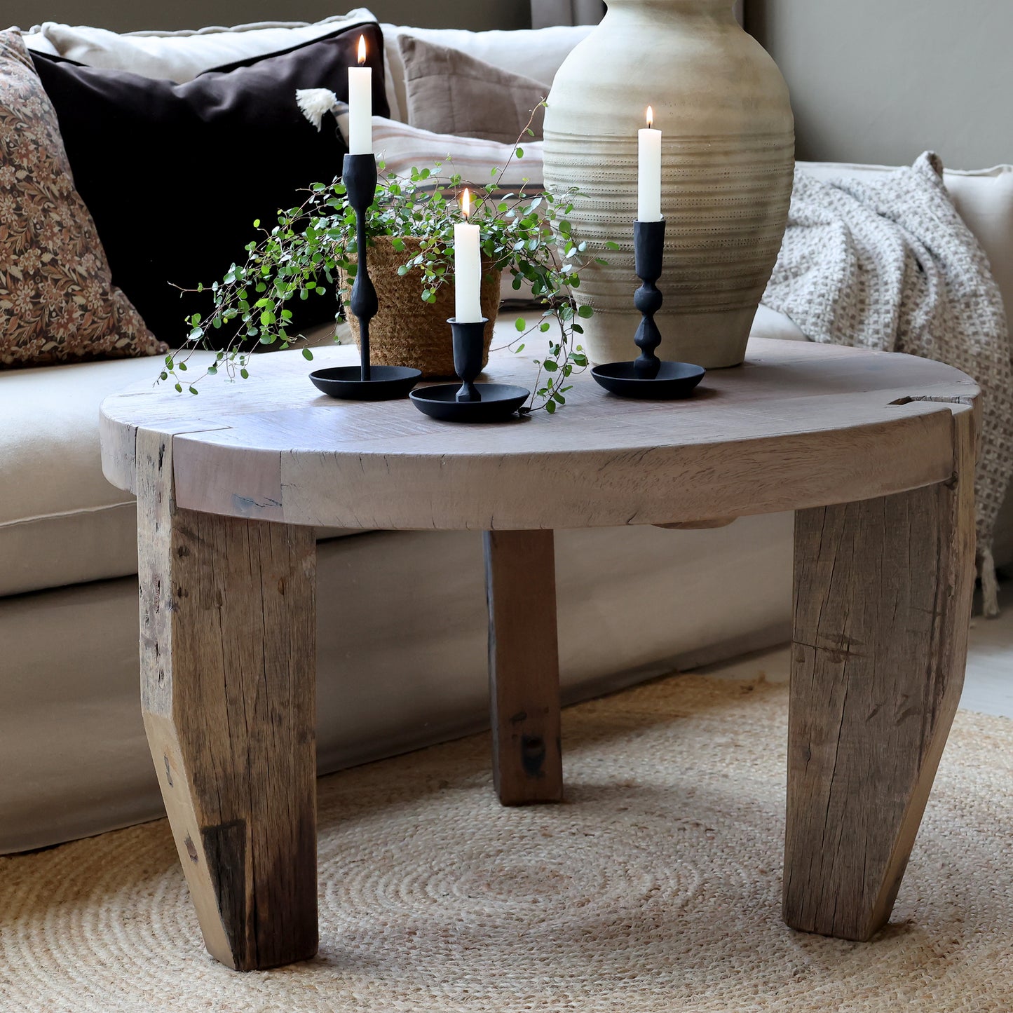 Side table Recycled wood