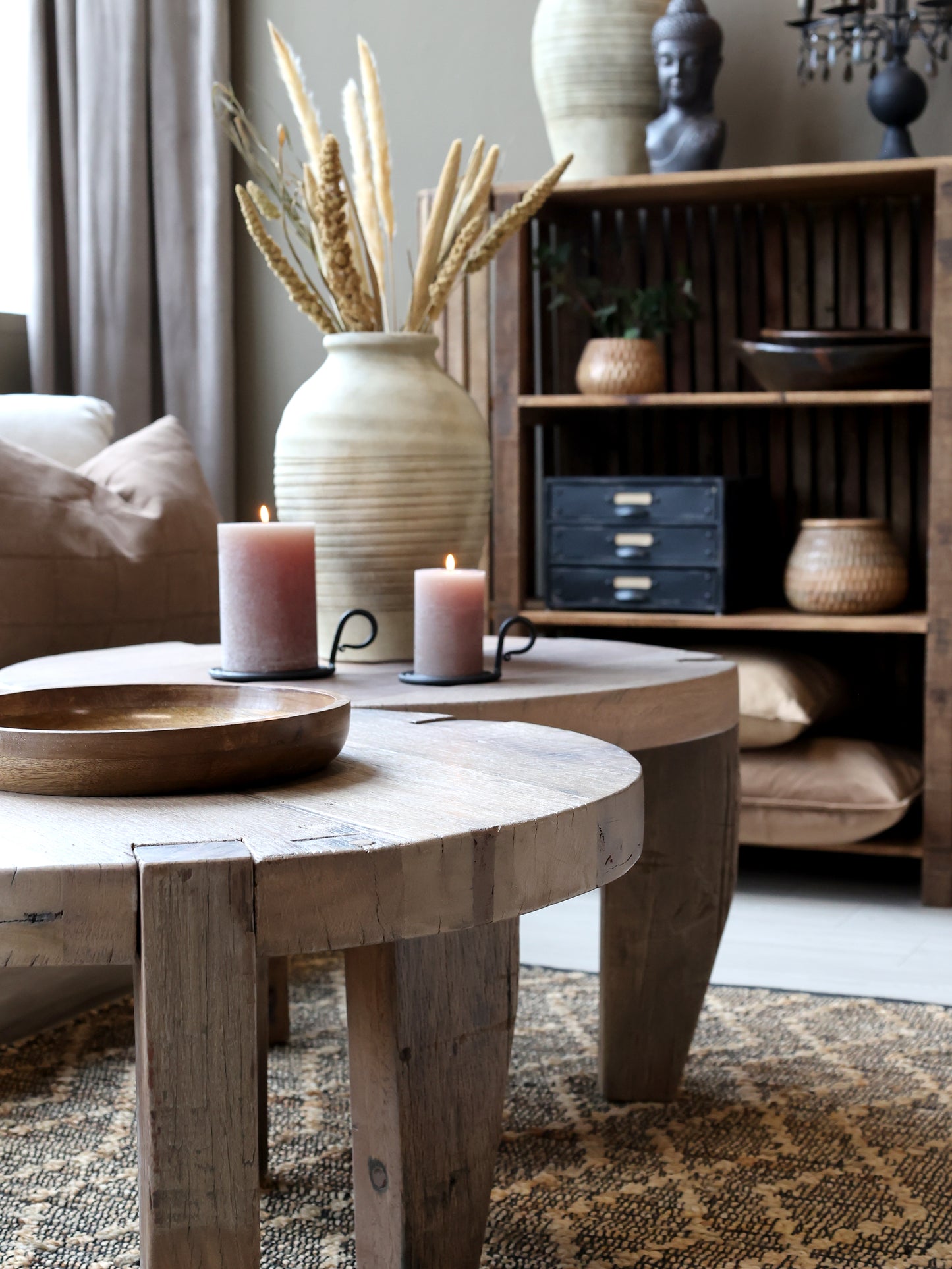 Side table Recycled wood