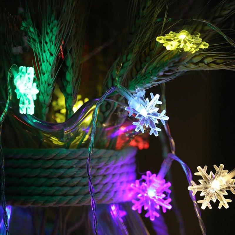 Snowflake light string
