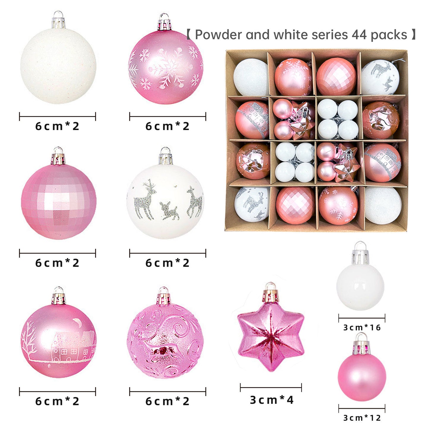 Christmas balls 40pcs
