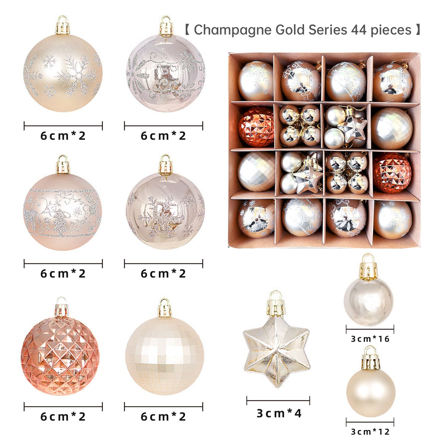 Christmas balls 40pcs