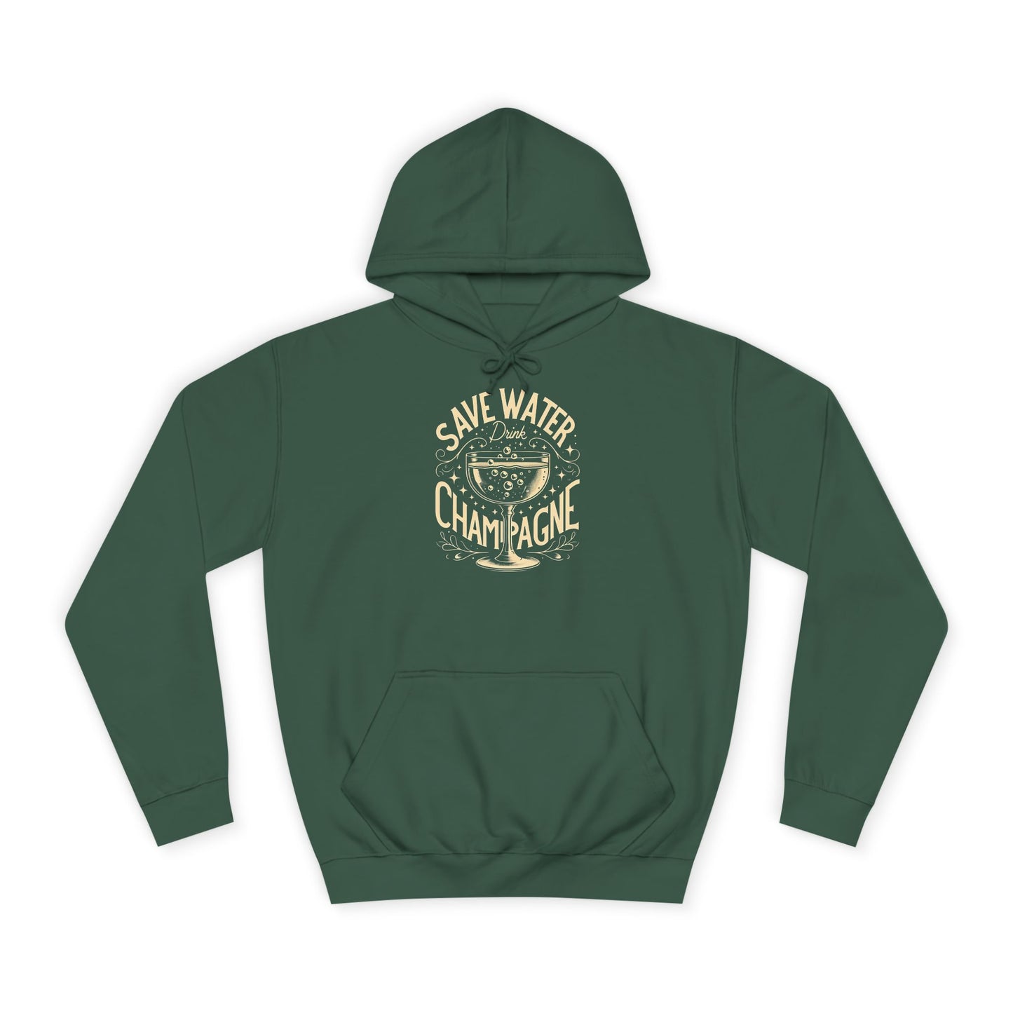 Unisex College Hoodie - Champagne Lover