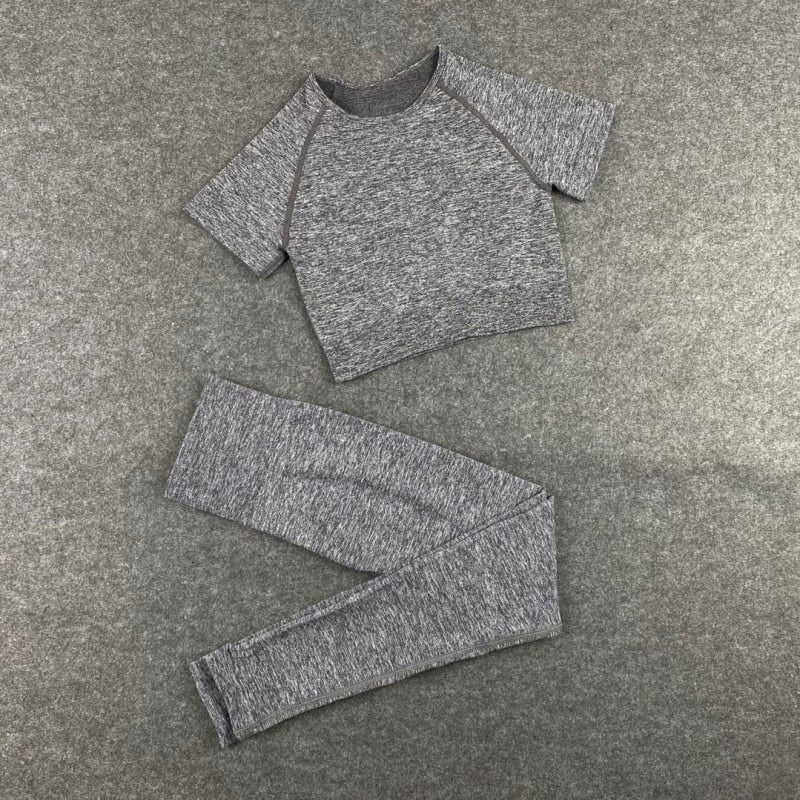 Seamless Yoga Set Träningsset