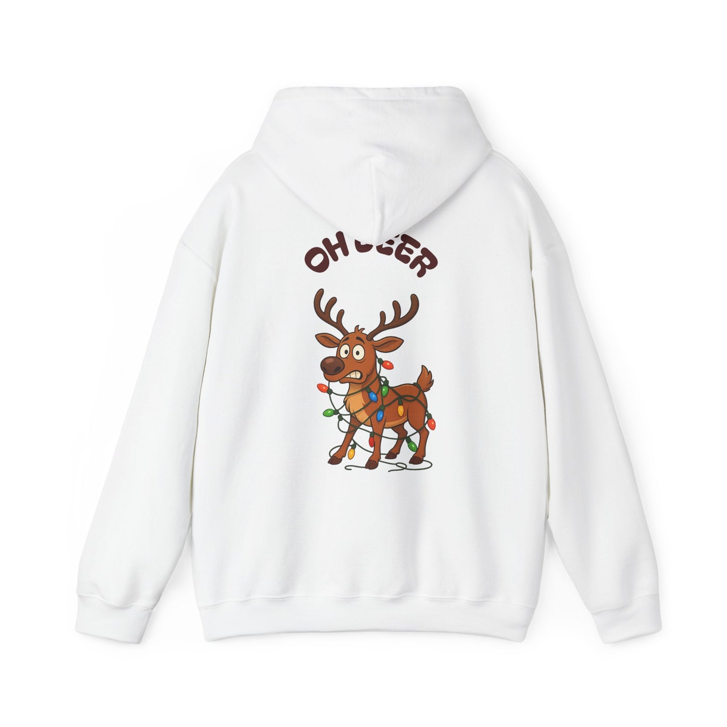 Hus41 Unisex Sweatshirt Hoodie - OH DEER Jultröja
