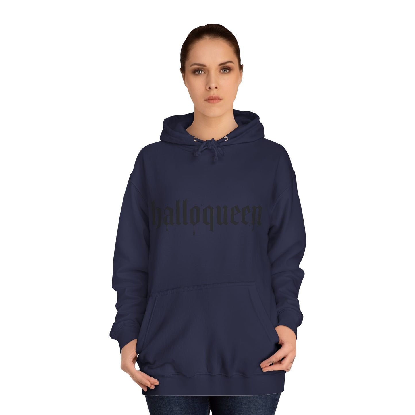 Hus41 College Hoodie – Spooky Season Halloqueen