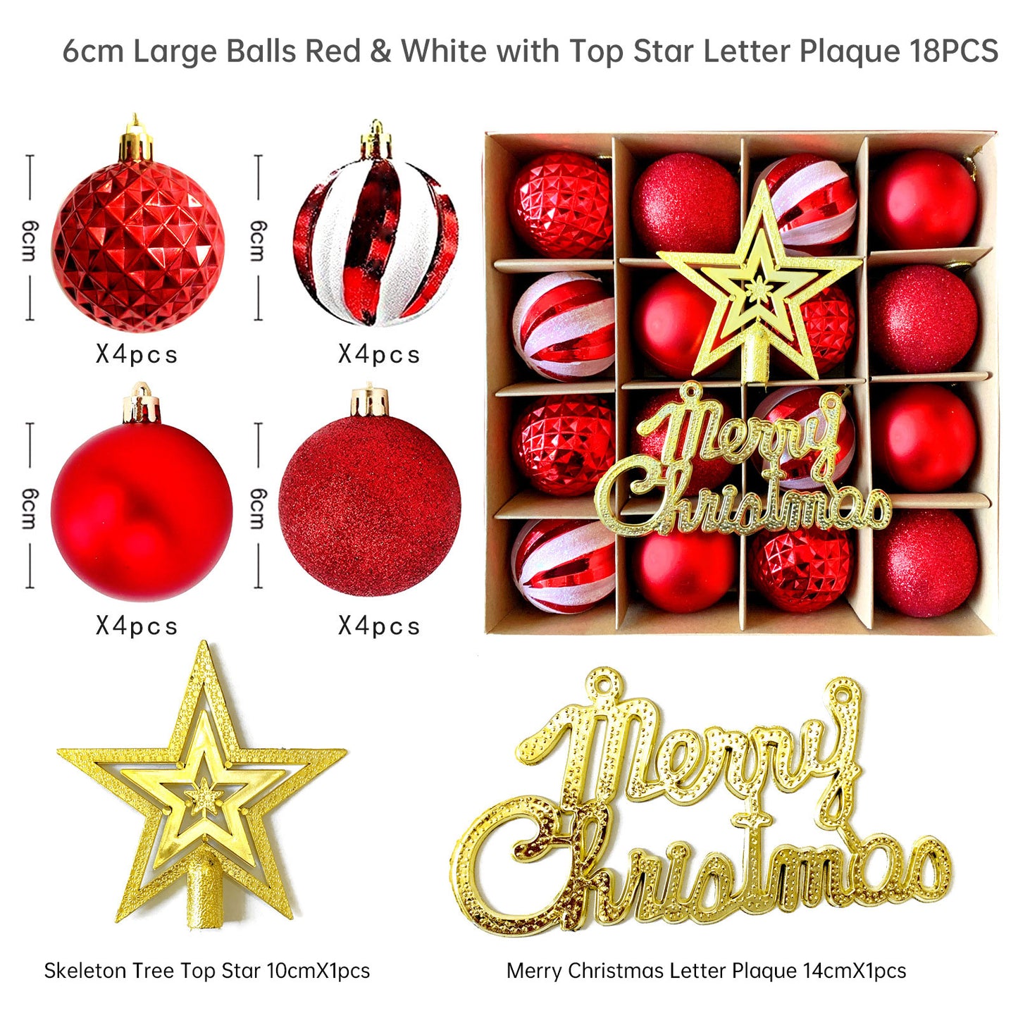 Christmas balls 40pcs