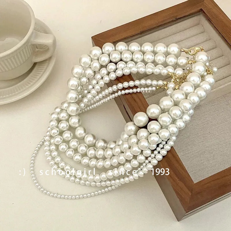 Vintage necklace beads