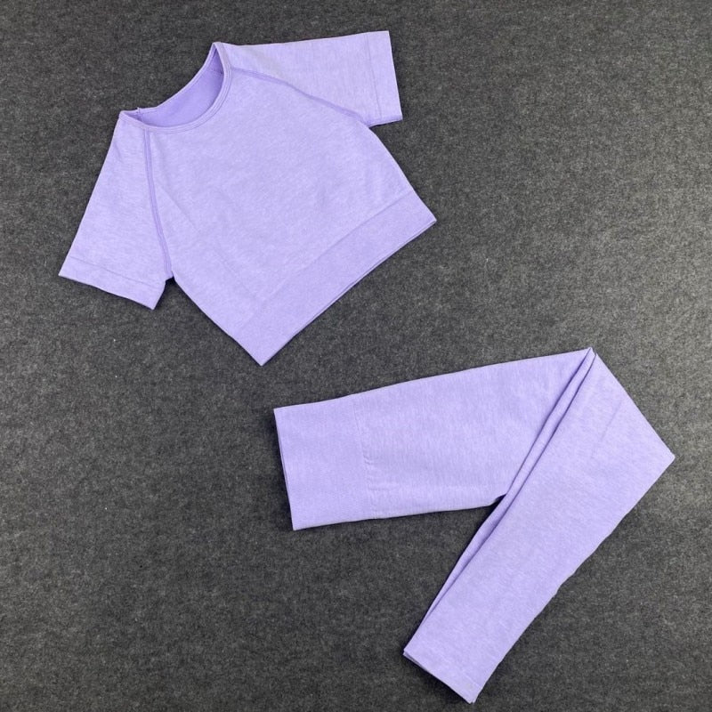 Seamless Yoga Set Träningsset