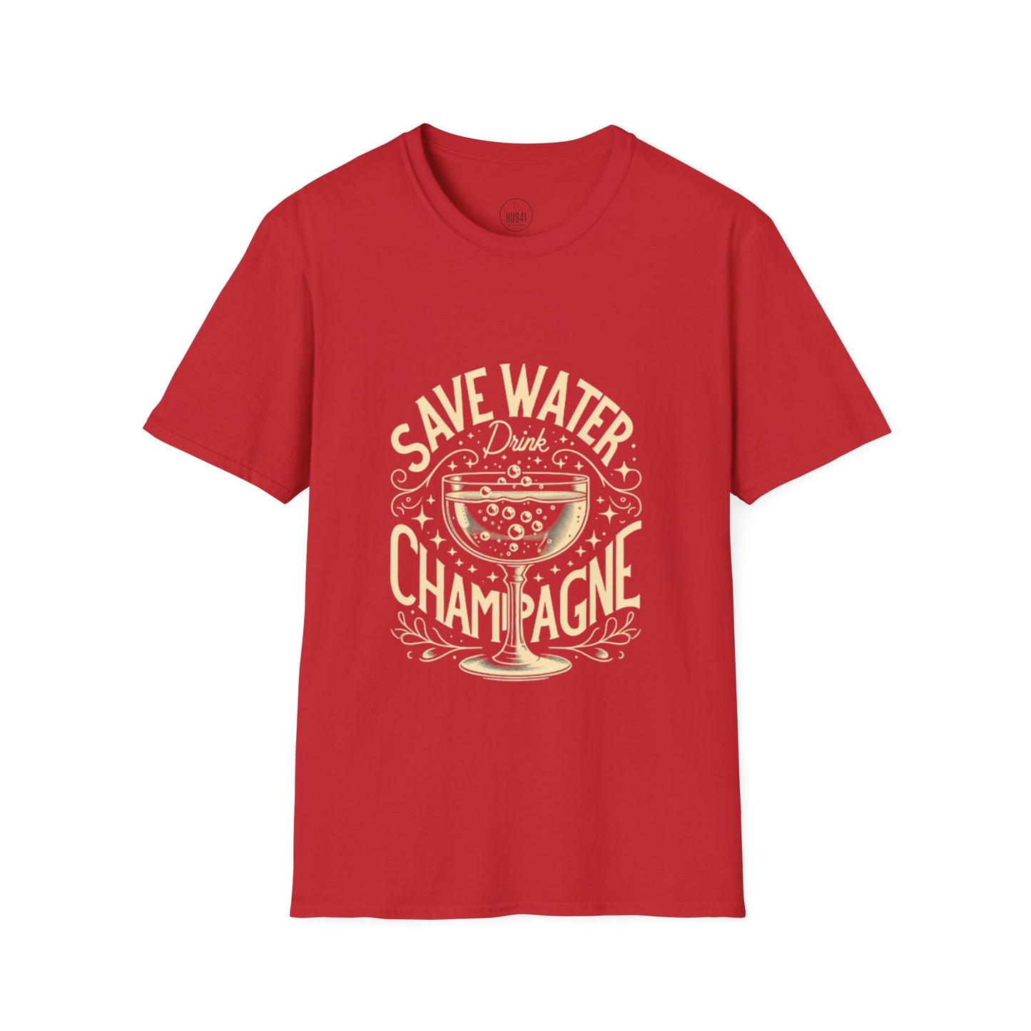 Hus42 T-shirt - Champagne Lover
