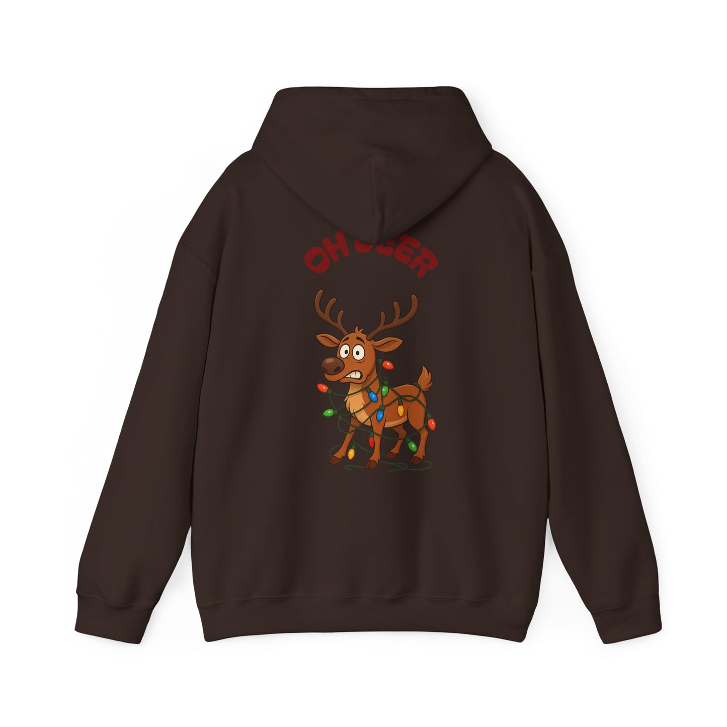 Hus41 Unisex Sweatshirt Hoodie - OH DEER Jultröja