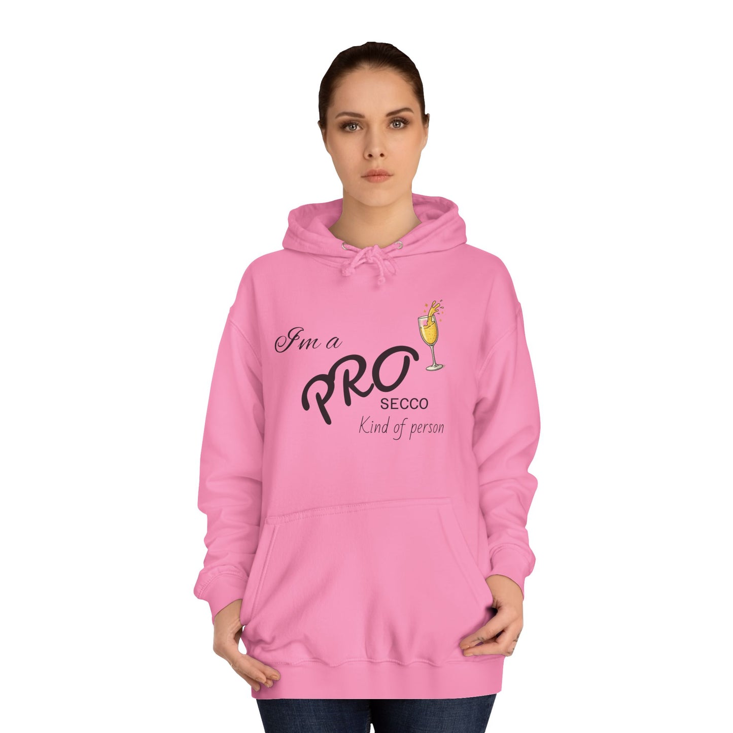 Hus41 College Hoodie - PROsecco kind of person