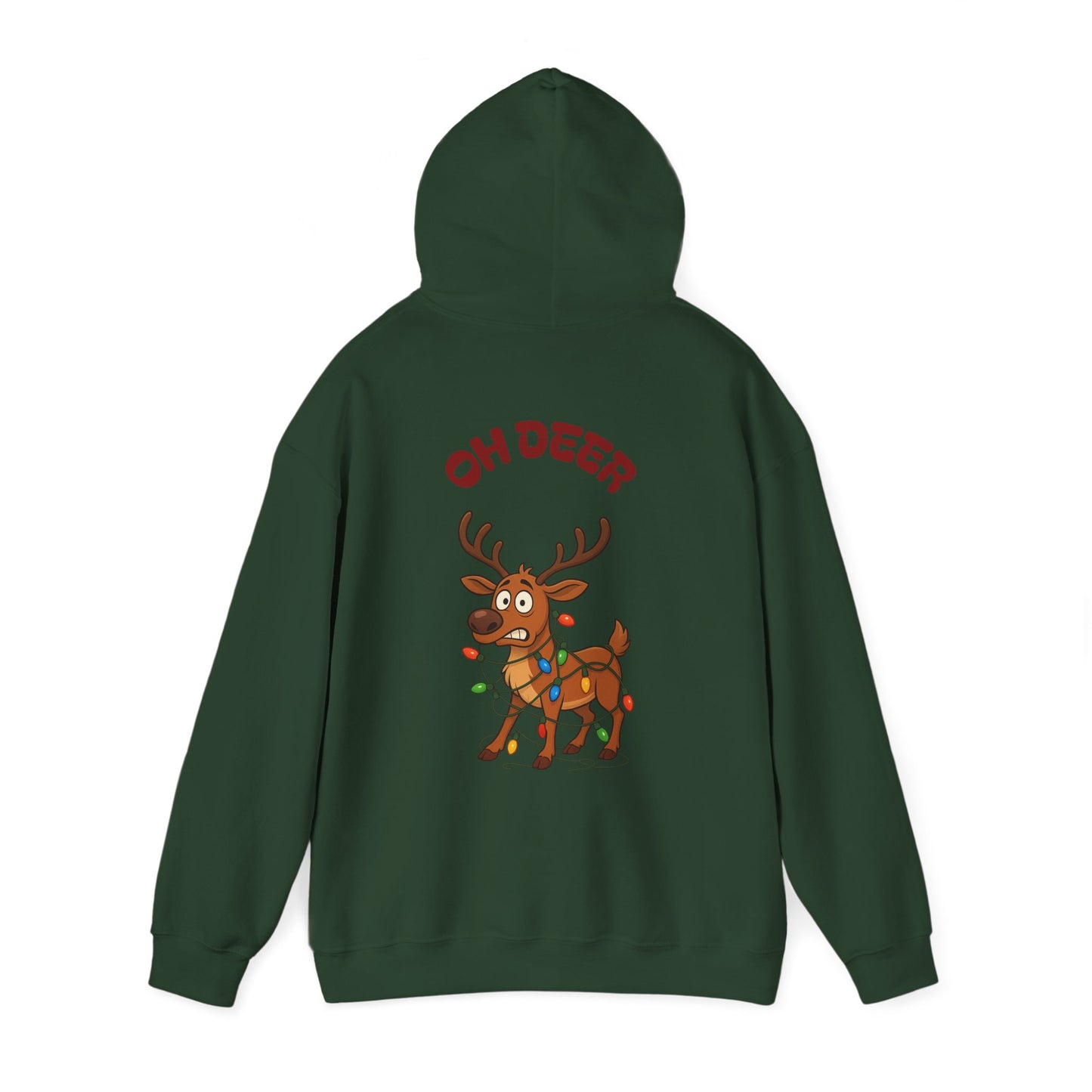 Hus41 Unisex Sweatshirt Hoodie - OH DEER Jultröja