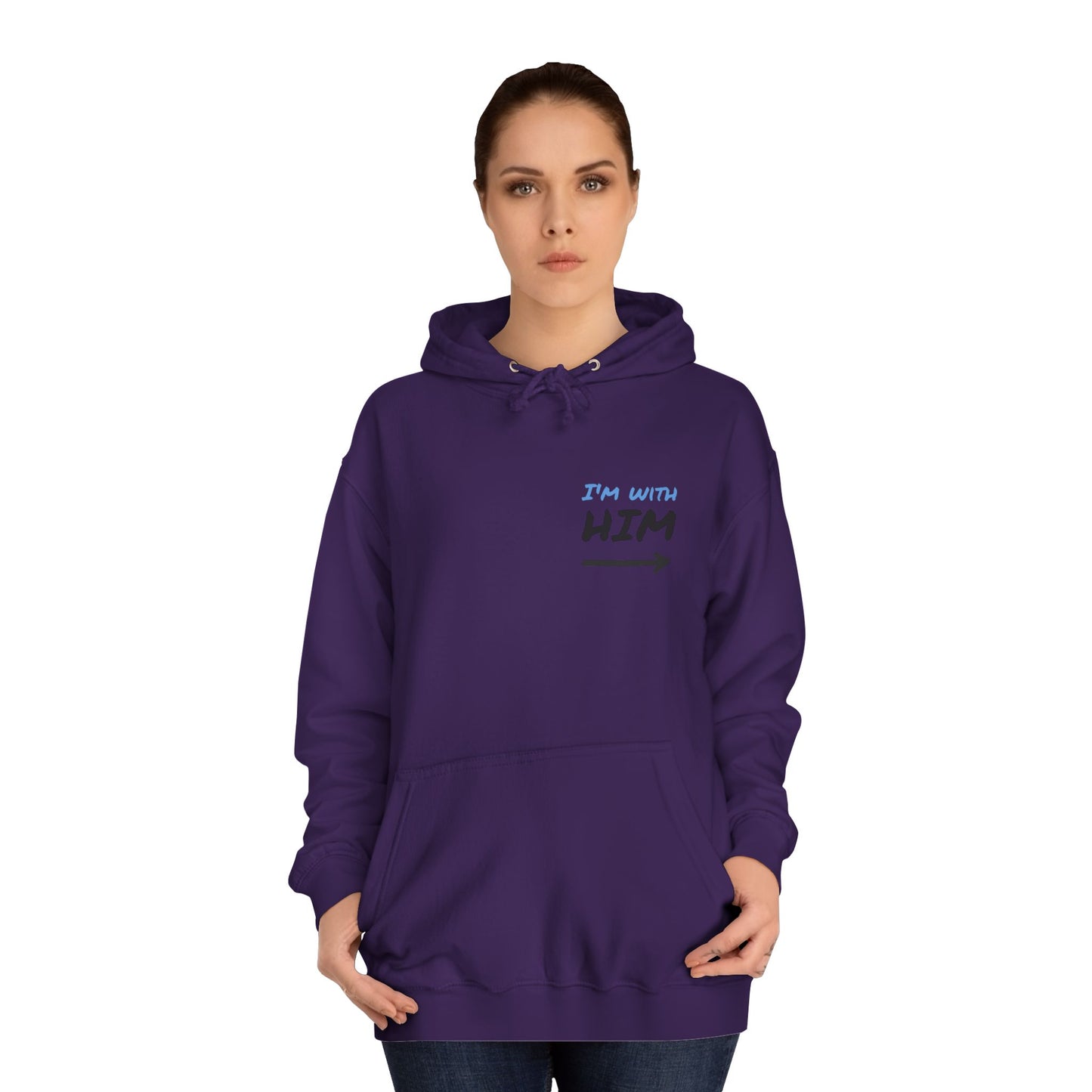Hus41 College Hoodie - Love you with all my butt