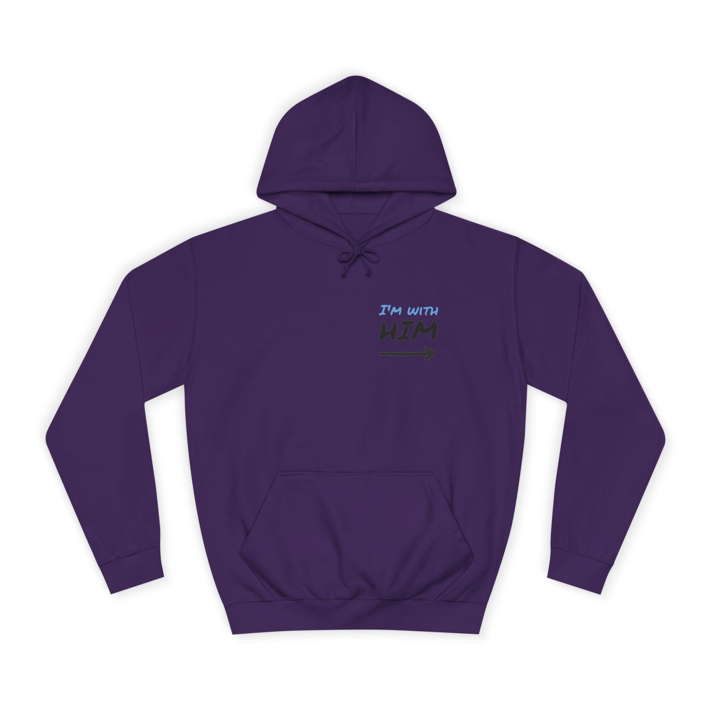 Hus41 College Hoodie - Love you with all my butt