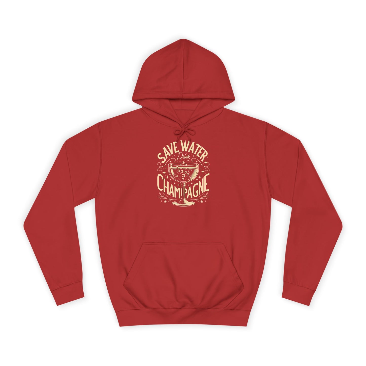 Unisex College Hoodie - Champagne Lover